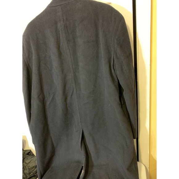 BUGATTI Wool Overcoat Men’s Sz M German Sz 24 Black - Picture 10 of 10